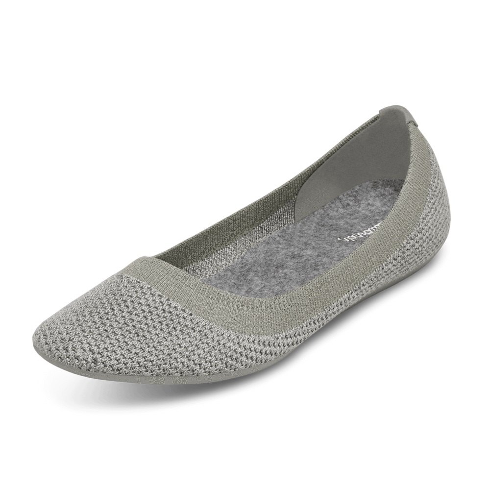 Allbirds Women\'s Flats Grey - Tree Breezers - 40329EZDY